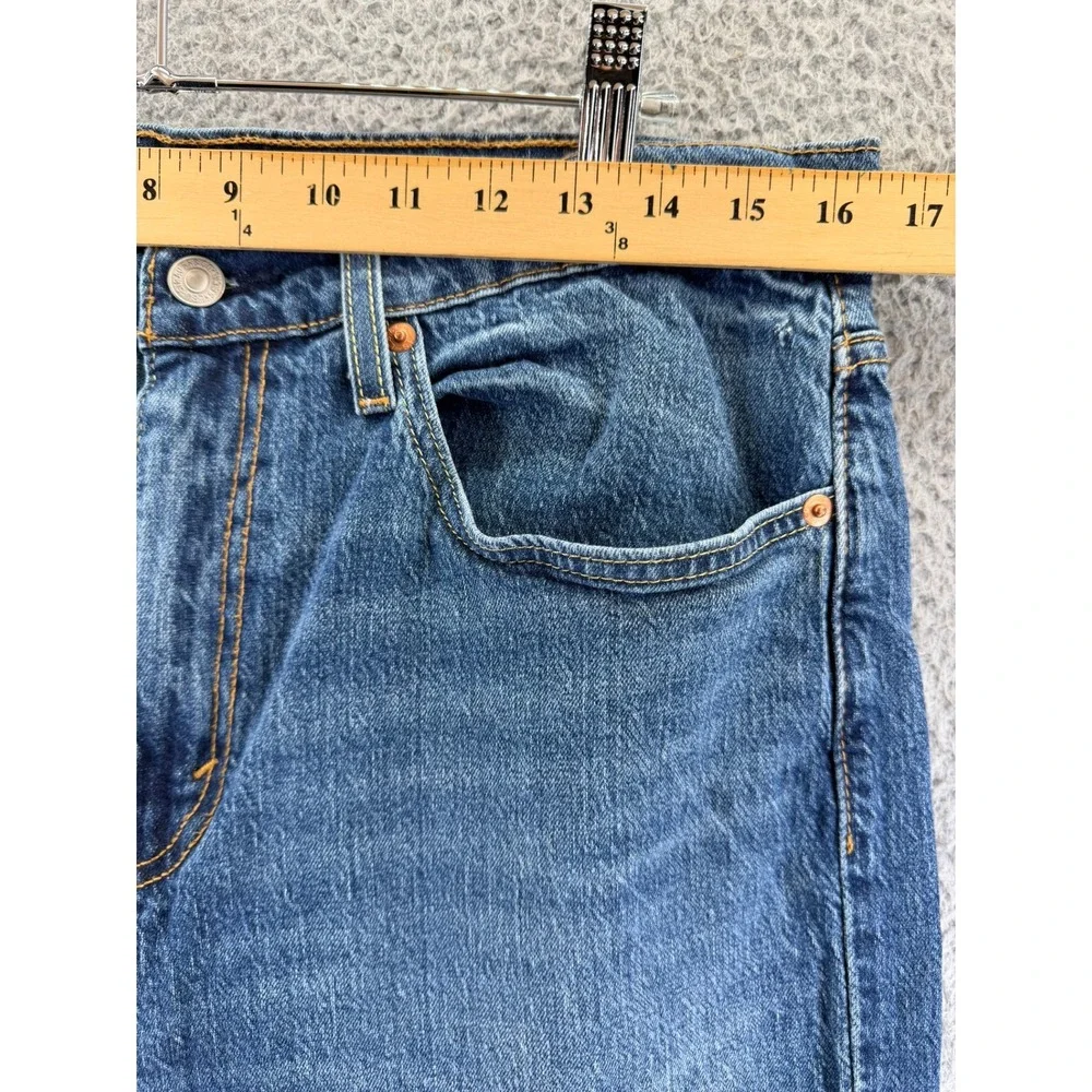 Levis 514 Straight Fit Mens Jeans Blue Denim Medium Wash 33x31 Pants